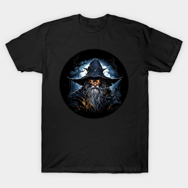 Dark Wizard T-Shirt by ZombieTeesEtc